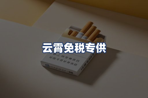 云霄免税专供